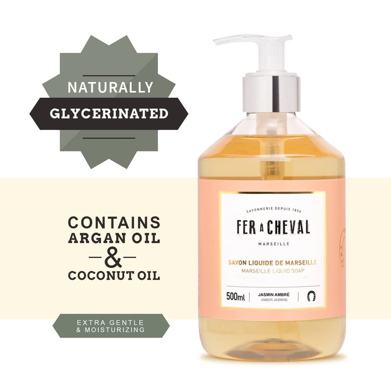 Fer à Cheval Liquid Marseille Soap, French Luxury Savon Liquide