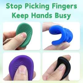 Fidget Toys, Pack of 8 Blue Anti-Stress Toys, Soothing Fidget Toy for Children and Adults, Sensory Toy for Relaxation and Anxiety Management