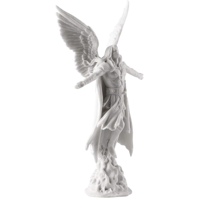 JFSM INC. Saint Michael Ascending Angel Statue Sculpture 11" Tall