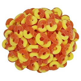Smarty Stop Gummy Rings (Peach, 1 Pound (Pack Of 1))