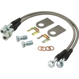 Allstar ALL42033 Stainless Steel Brake Hose Kit for GM Metric Brake Vehicles