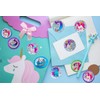 Fruidles Rainbow Unicorn Chocolate Coins With Stickers, Milk Chocolate Coins