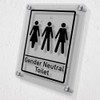 V Safety Gender Neutral Toilet 150 x 200 mm -