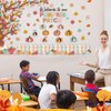 Pasimy Fall Bulletin Board Decorations Set Pumpkin Classroom Door Decor