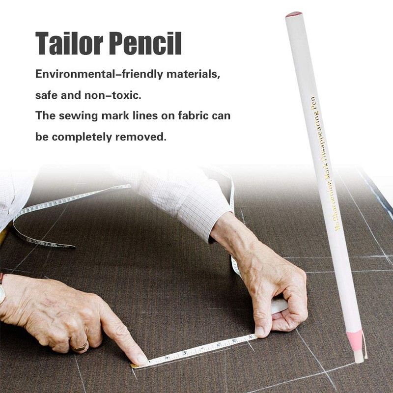 Tailor Mark Pencil Fabric Invisible Erasable Chalk Free Sewing Marker
