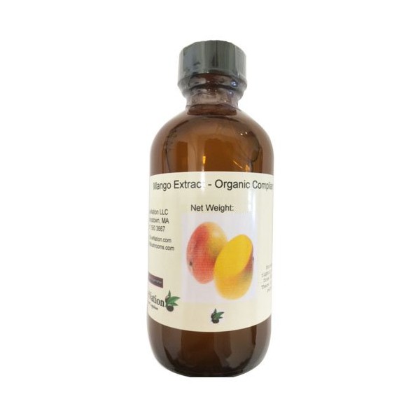 OliveNation Premium Mango Extract - 4 ounces - Gluten-free and Sugar-free - Premium Quality Flavoring Extract For Baking