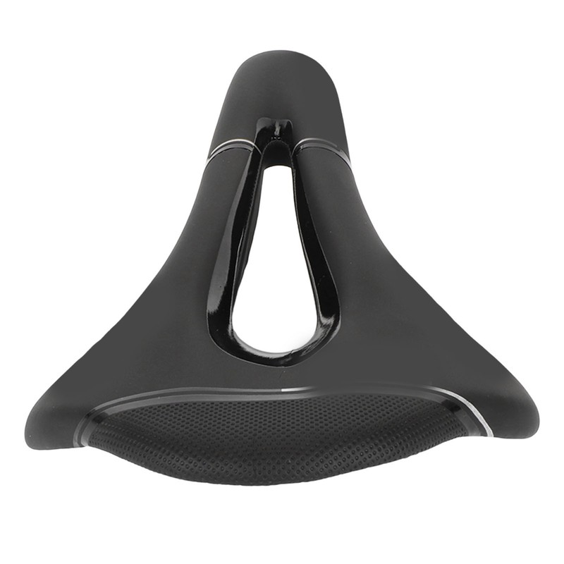 Bicycle Saddle Hollow Breathable Shock Absorbing Height Adjustable Prevent Slip