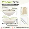 6pcs Round and Oval Pulp Bread Proofing Basket Sourdough Banneton