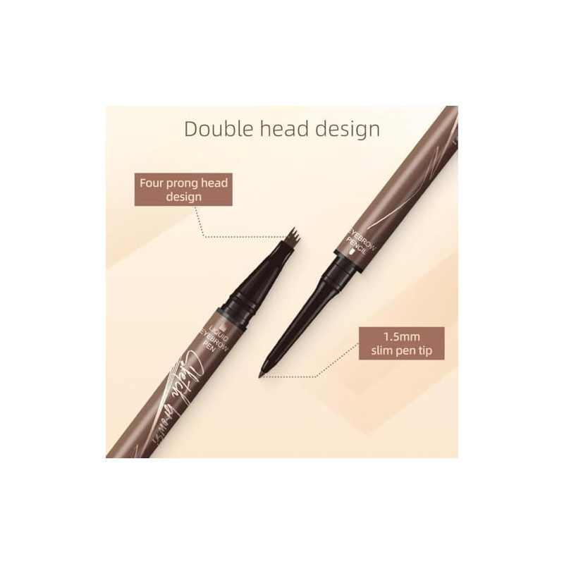 Lápiz Para Cejas Lápiz de Cejas Mágico 2 en 1
