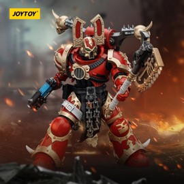 JOYTOY Warhammer 40k World Eaters, World Eaters Khorne Berzerker 3 1/18 Action Figure, Dedicated to You Who Love Collecting