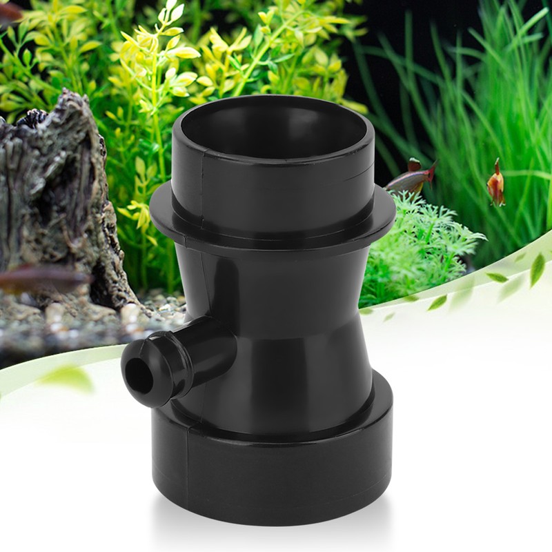 Plastic Black Aquarium Protein Skimmer Separator Venturi Tube DIY Air
