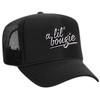 Glitter Lids A Lil' Bougie Embroidered Patch Trucker Hat Black
