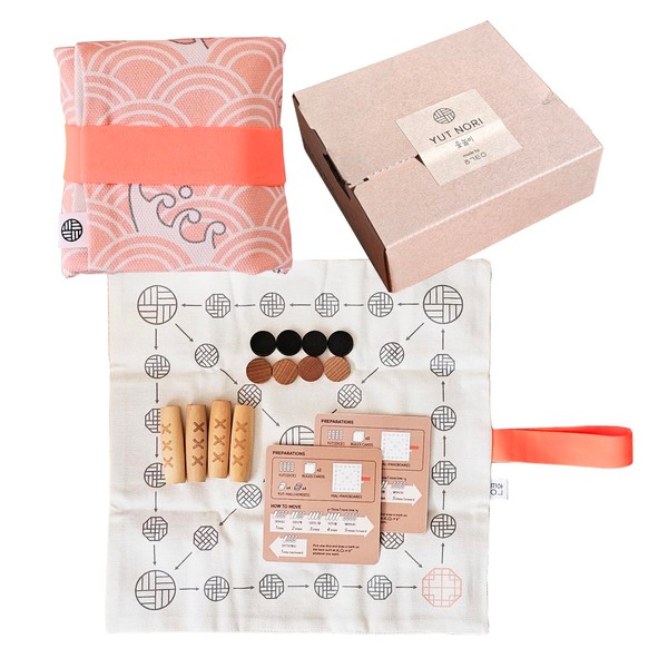 HYGGETIME Generic Hyggetime YUTNORI/Portable Board Game/Korean Folk Game YUNNORI/Traditional Korean