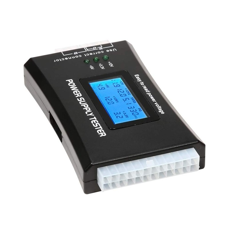 axGear Power Supply Tester PC Computer LCD 20/24 Pin 4