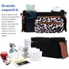 HINATAA Buggy Pram Organiser, Baby Pram Bag with 2 Drink