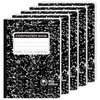 Mzj.Office Marble Composition Notebook, 5-Pack Bulk Composition Notebooks Wide Ruled,