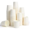 VEYLIN Disposable Paper Cups,100 Pieces 3oz Small White Paper Cups