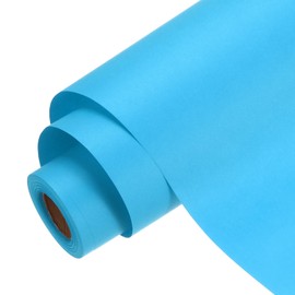 Rebower Kraft Wrapping Paper Roll, Poster Bulletin Board, [for Christmas Wrapping, Bouquet Flower Packing, Gift-Wrap] - 12 x 709 Inch / Lake Blue / 1 Roll