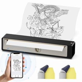 [Wormhole & PADIEOE] Wireless Bluetooth Tattoo Stencil Printer – Portable Thermal Copier for Smartphones & PC (5 Options: A4 Standard / A5 Mini / Turquoise / Purple / Black) #TikTokShopBacktoSchool:_[PADIEOE] Purple + Paper*10