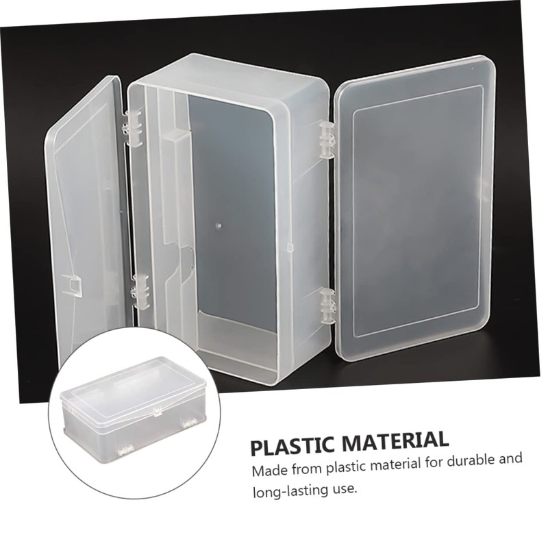 Ipetboom Double Layer Nail Tools Storage Box Organizer Dividers for