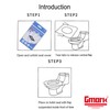 Gmark Portable Paper Toilet Seat Covers Travel Packs (100 PCS)
