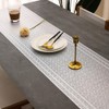 Hosoncovy Table Runner Non-slip Decorative PVC Table Mats Placemat Protective