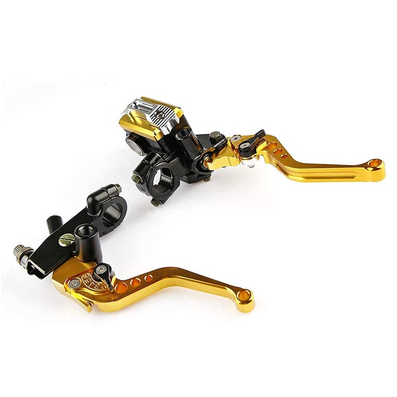 LisylineAuto Universal 7/8" 22mm Motorcycle Brake Lever Handlebar Brake Master