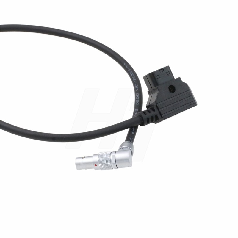 HangTon Power Cable Ptap D-tap to Right Angle 2 Pin