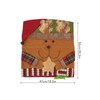 Xmas Dinner Chair Back Covers Easy To Install Soft Anti
