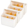 2 Pcs Kit Small Yellow Art Supplies Organizer Storage Box