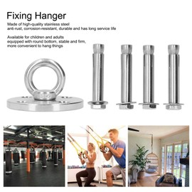 Fixing Hanger Swing Hanger Ceiling Mount Hanger Hammock Hook Fitness Equipment Porch Swivel Hooks Swing Swivel Hangers for Yoga Playground(DG-08)
