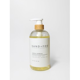 Sand + Fog Lemon Verbena- Scented Liquid Hand Soap - Moisturizing Hand Soap - Made with Aloe - Paraben Free - 20 oz