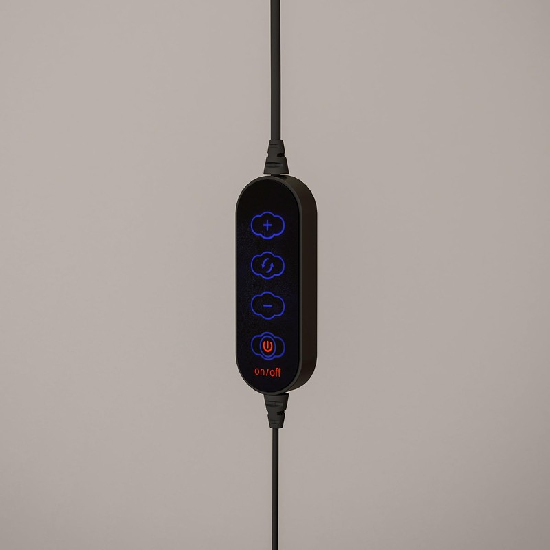 HOMCOM LED Desk Lamp with Clamp, Double Head Table Lamp