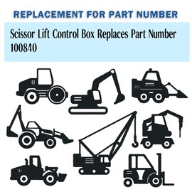 WFLNHB Scissor Lift Control Box Replaces Part Number 100840 Replacement for Genie Gen 5 Scissor Lift 100840 GS-1930 GS-1932 GS-2032 GR-20 GS-2046