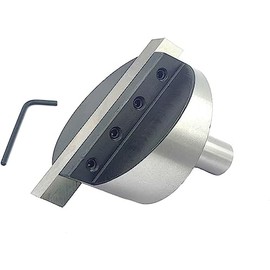 AD INTERNATIONAL 3" Inch II 75 mm Head Diameter Fly Cutter For Milling & Lathe Machine with HSS Tool Bit Straight Shank 3/4" Inch