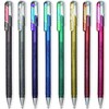 Pentel Hybrid - Dual Metallic/Mattehop - Liquid Gel Rollerball Pens