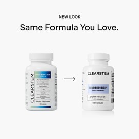 CLEARSTEM - MINDBODYSKIN Hormonal Acne Supplement (5-HTP) - Natural DIM Supplement - Skin Care Vitamins - Hormone Balance, Antioxidants - Gluten Free, Cruelty Free - 30 Servings, 90 Capsules