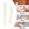 Bone Folder Scoring, 2PCS Sewing Seam Bone Folder Plastic Bones
