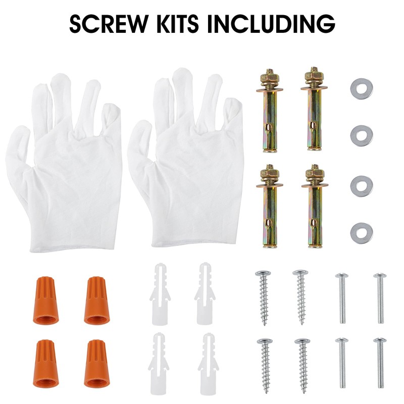 Accessory Pack for ropelux Ceiling Fans with Light