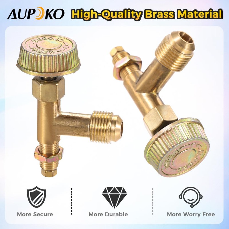 DIY Propane Gas Control Valve, 3/8" Male Flare Thread, M10X1