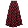 SCARLET DARKNESS Women's Victorian Costume Skirt High Waist Lacing Medieval