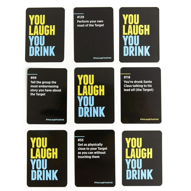 Who Laughs, who Drinks! A Party Game That Makes People