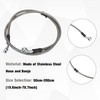 60 cm motorcycle brake hose, motorcycle steel flex brake line,