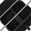 TOCCOOL Black Hearing Aid Storage Case, Durable EVA Material Protector