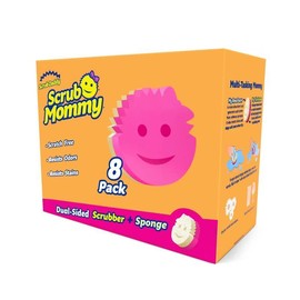 (8-Pack)Scrub Mommy Sponges Set-Variety Colors-Scratch-Free Multipurpose Dish Sponge - Odor Resistant Kitchen Sponge:_8-Pack