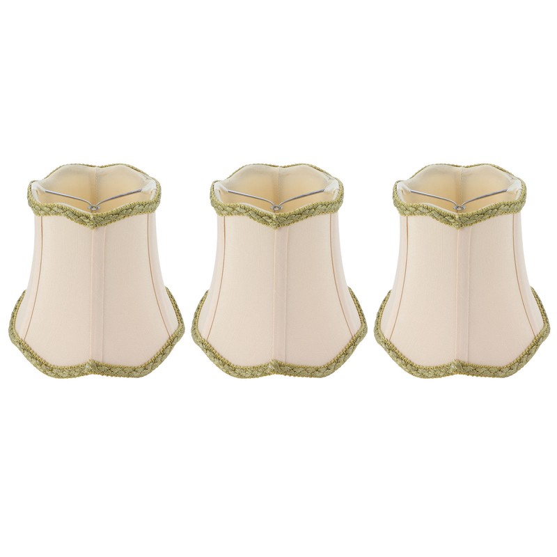 3Pcs Modern Lampshade European Style ClipOn E14 Chandelier Lamp Shade