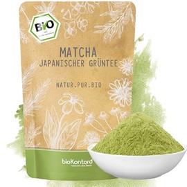bioKontor - Organic Matcha Powder 200 g - Matcha Tea from Japan - Green Tea Powder Finely Ground - Matcha for Tea, Latte & Smoothies - Japanese Matcha Versatile