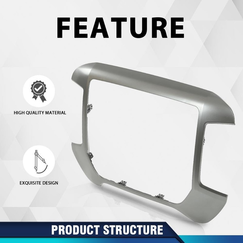 PIT66 Dash Center Control Bezel Panel Compatible with Chevy Silverado