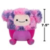 Original Squishmallows Woxie the Magenta Bigfoot 7.5"