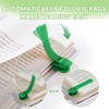 6Pcs Silicone Automatic Bookmarks, Unique Visualized Book Markers for Reading